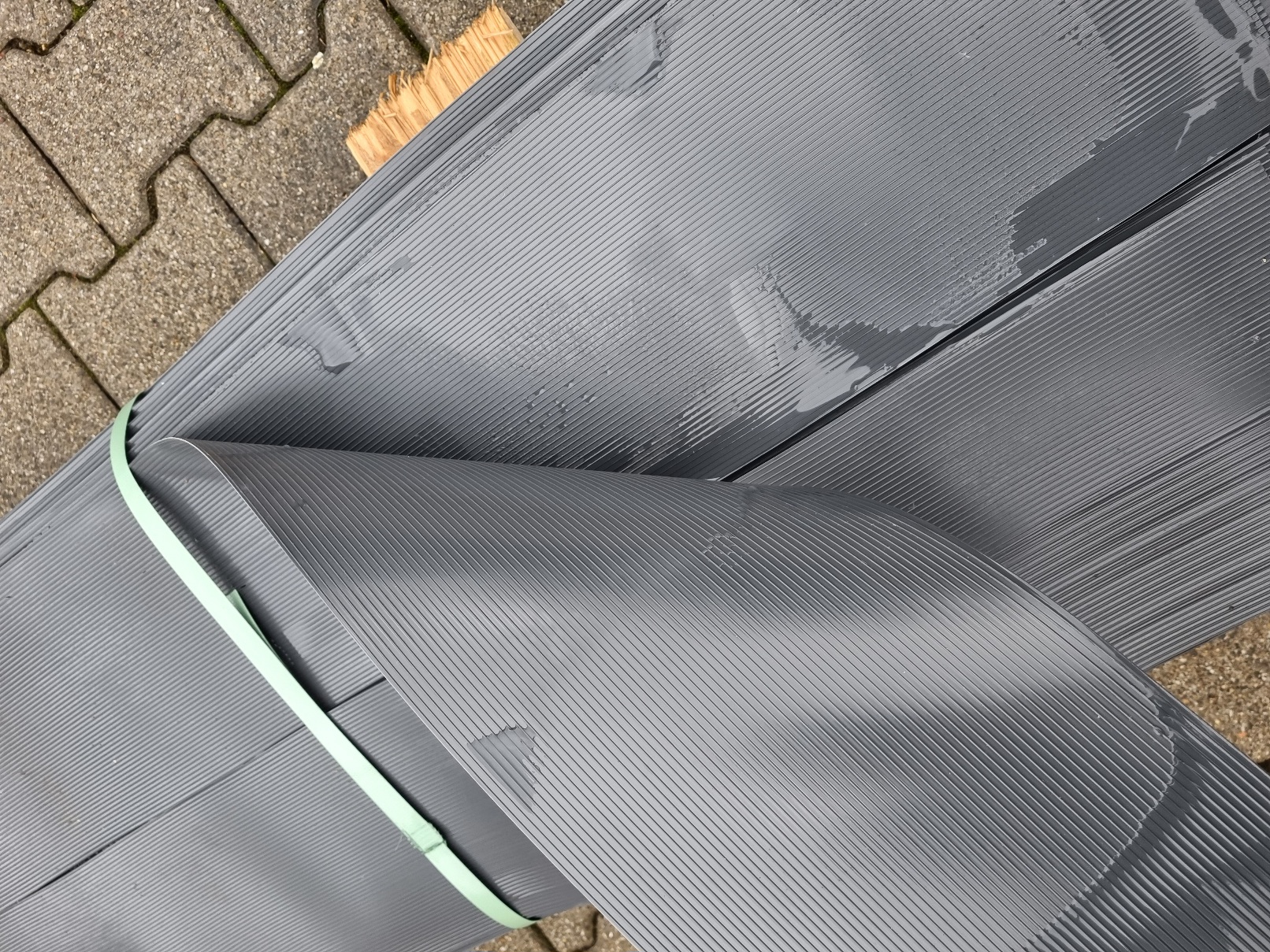 Sichtschutz Polyprophylen Anthrazitgrau B-WARE 160 St.