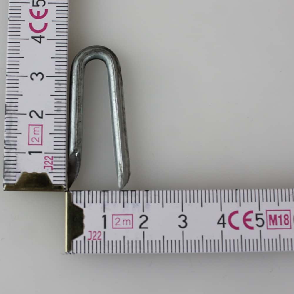 Krampen 3,8x38 mm 5,0 Kg in verzinkt