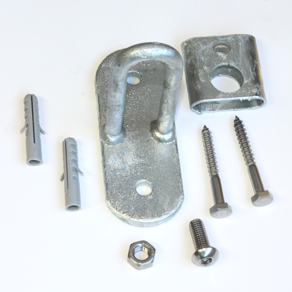 Wandhalter mit Klemmführung Anneau/Anno verzinkt
