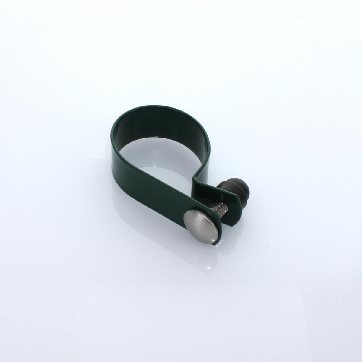 Schelle Ø 060 mm grün einseitig cpl. mit Zubehör