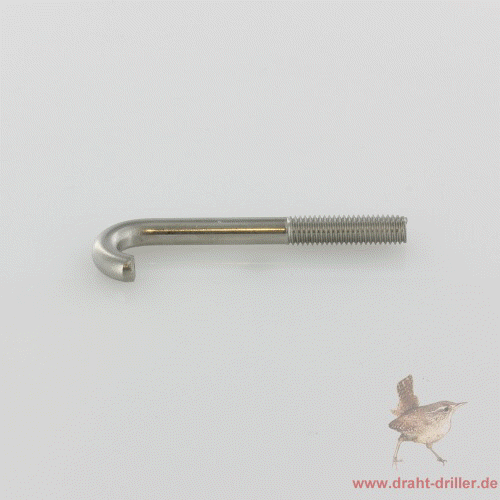 Hakenschraube M8x080, Haken 04 mm, V2A