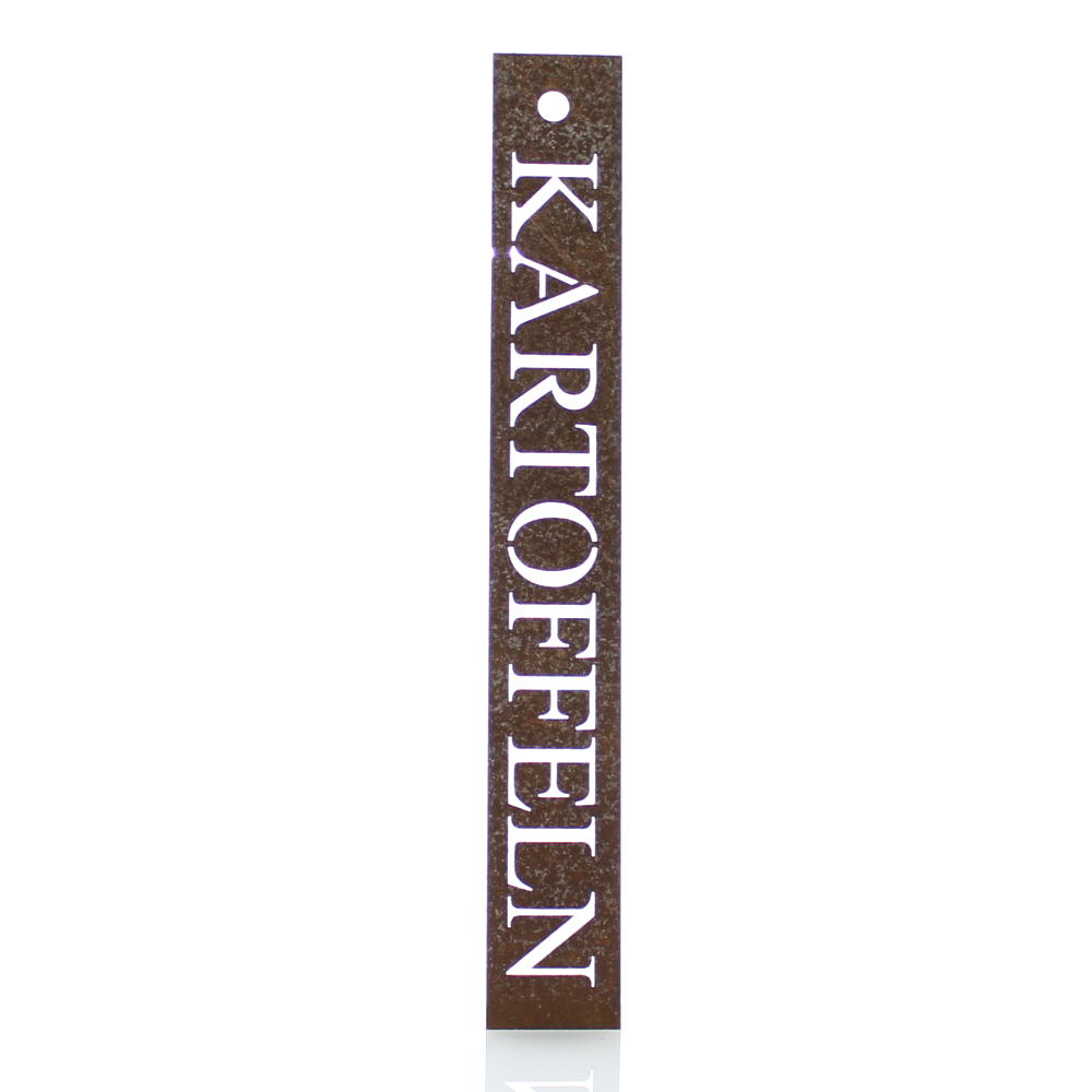 Rost Gemüseschild Kartoffeln