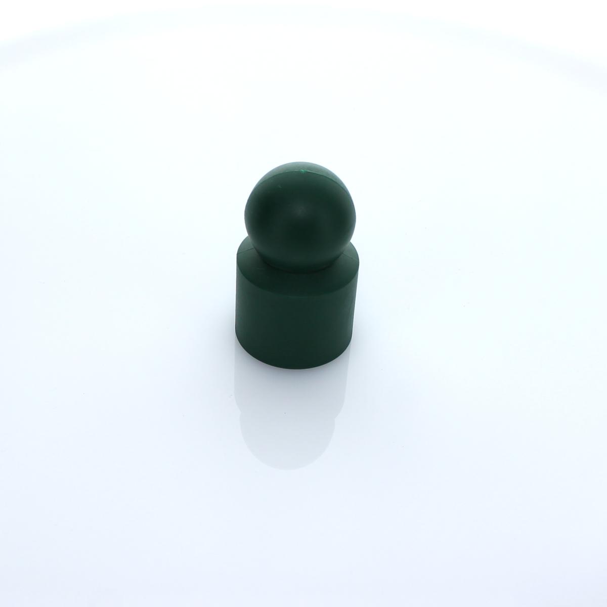 Abdeckkappe Ø 34 mm mit Kugel grün Kunststoff