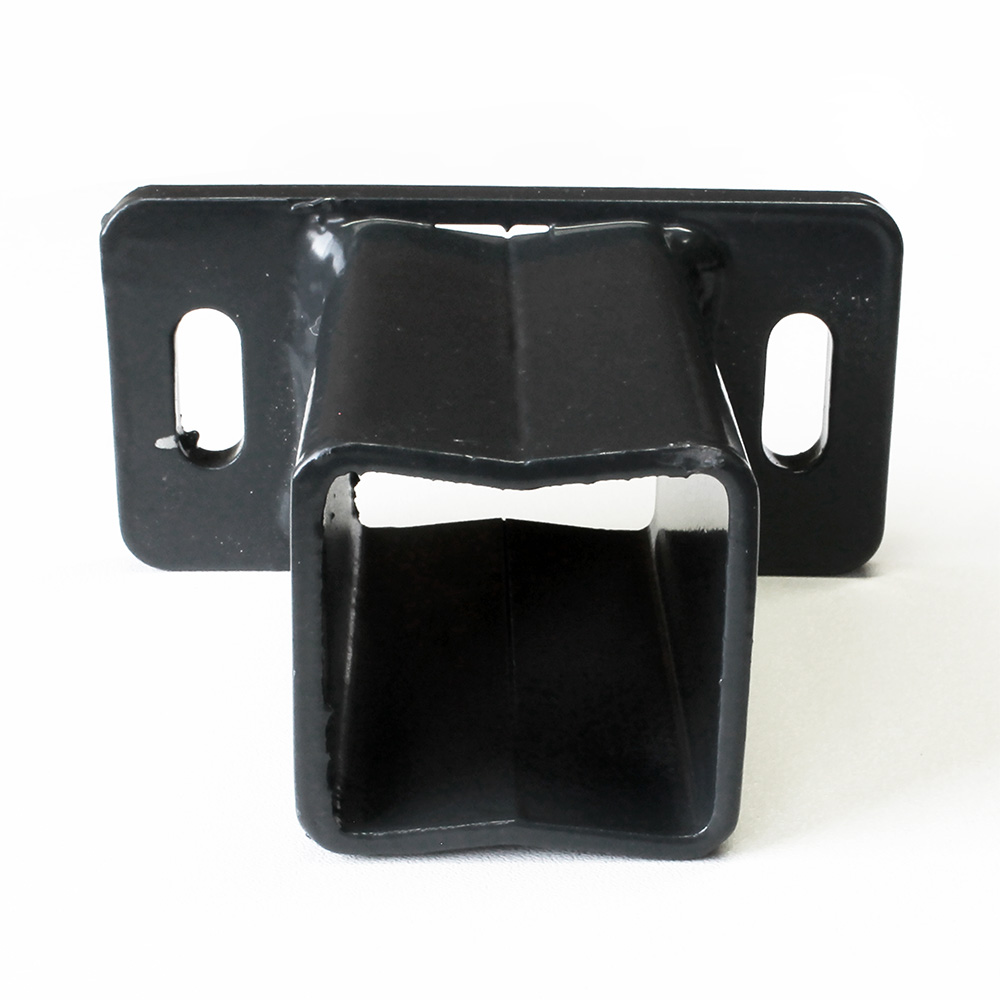 Adpaterplatte 120x60 mm für Querträger 60x60x2 mm Anthrazitgrau