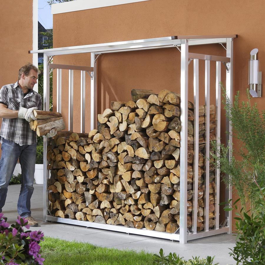 Holzlager 2010 x 1040 x 1990 mm Alu natur