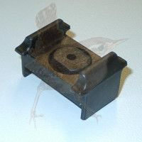 Mattenhalter schwarz 40 mm Vario mit Schraube