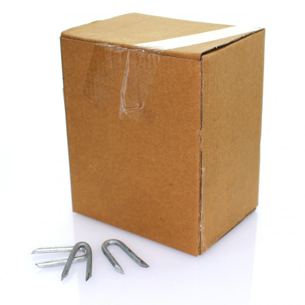 Eisenkrampen für Weidezaun 42x42 mm 5,0 Kg verzinkt