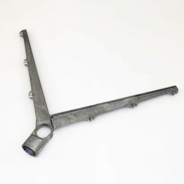 Stacheldraht befestigen an Y-Halter. Stacheldraht Halterung.