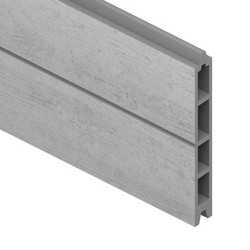 Sichtschutz WPC 1783 x 15 x 2 cm grau