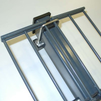 Gitter 8+6+8* Pfostentyp III, Anthrazit, per lfm komplett