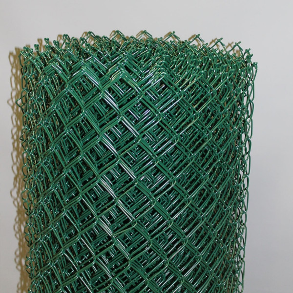 Maschendrahtzaun grün Geflecht 60x2.8 mm