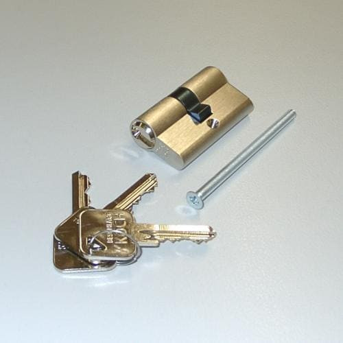 Toranlage mit Profilzylinder sichern