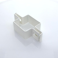 Schelle 060x060 mm Mittelschelle weiß, 2-tlg. ohne Zubehör