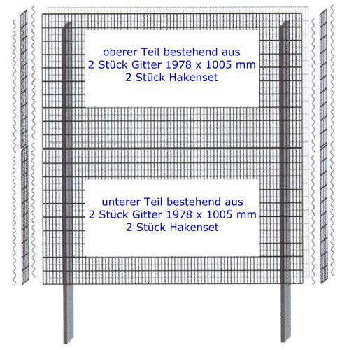 Mauersystem Paravento Gabionenwand 2000