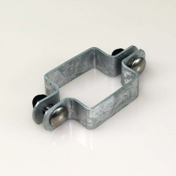 Schelle für Vierkantrohr 60x60 mm in verzinkt