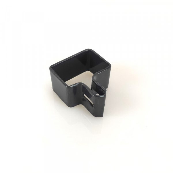 Anfangschelle Pfosten 6x4 cm Anthrazitgrau