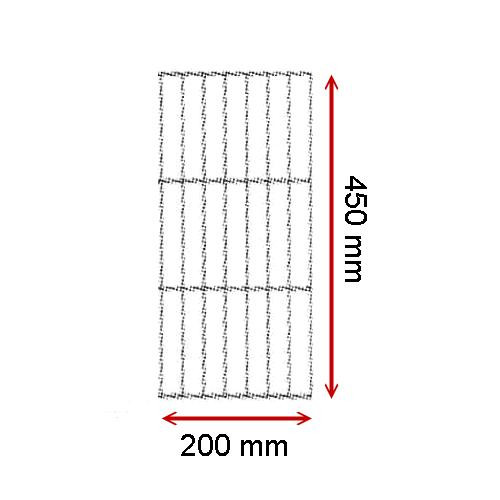 U Gabionen Abschlussgitter 200mm 500