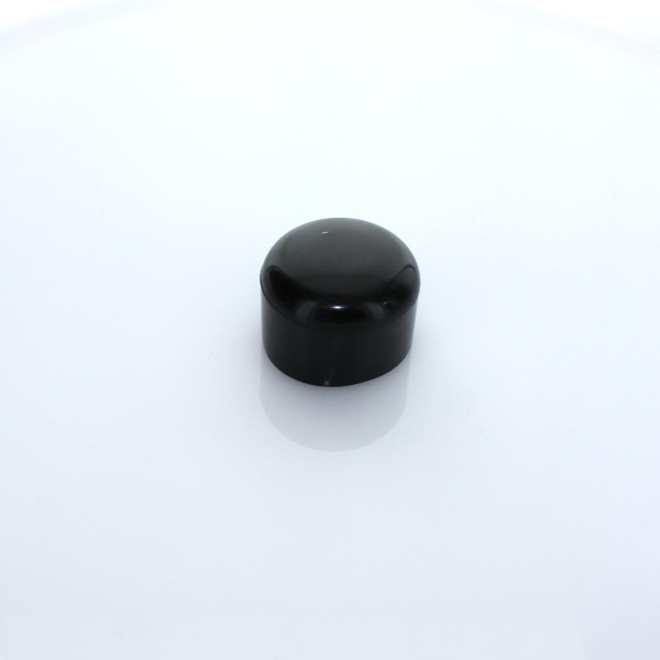 Abdeckkappe schwarz Ø 42 mm PVC