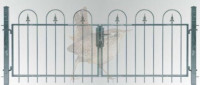 Toranlage KENT 2-flgl, Höhe 960 mm, grün RAL6009