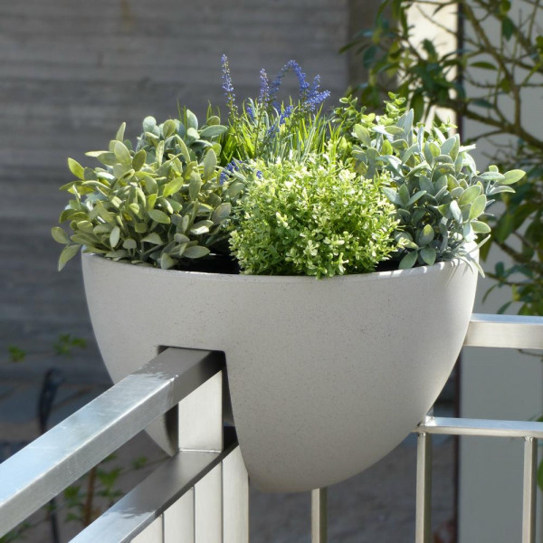 Pflanzkasten aus Kunststoff Ball rund Ø 450 mm
