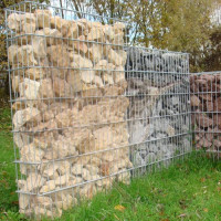 Zaun Gabione 1230 x 262 mm verzinkt ohne Pfosten