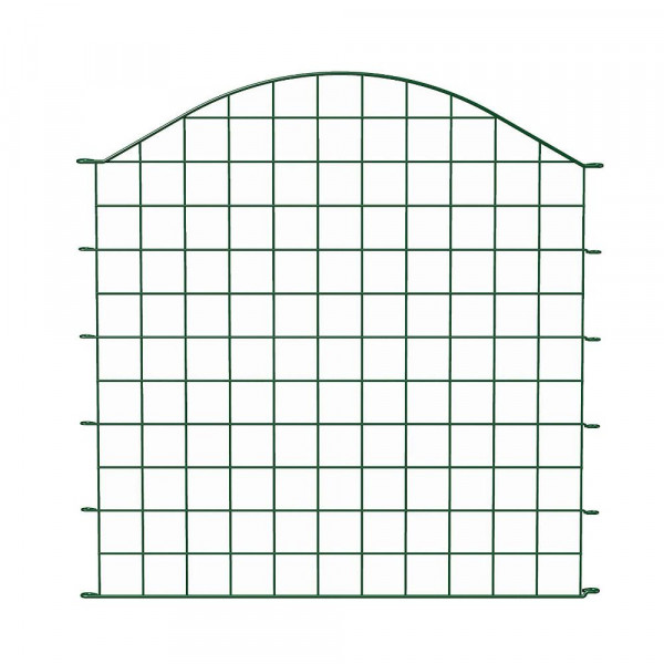 Teichschutzzaun grün Bogen Unten 777x665
