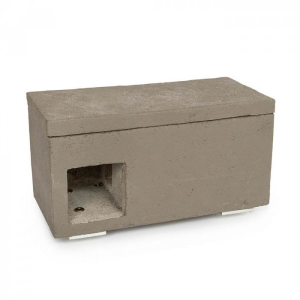 Nistkasten aus Holzbeton braun Sperling