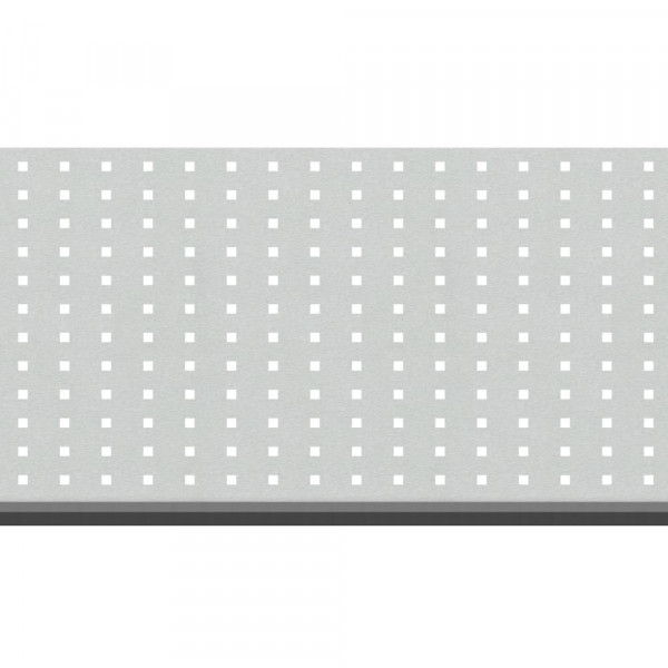 Sichtschutz WPC Aluminium Dekorprofil 30 cm silber