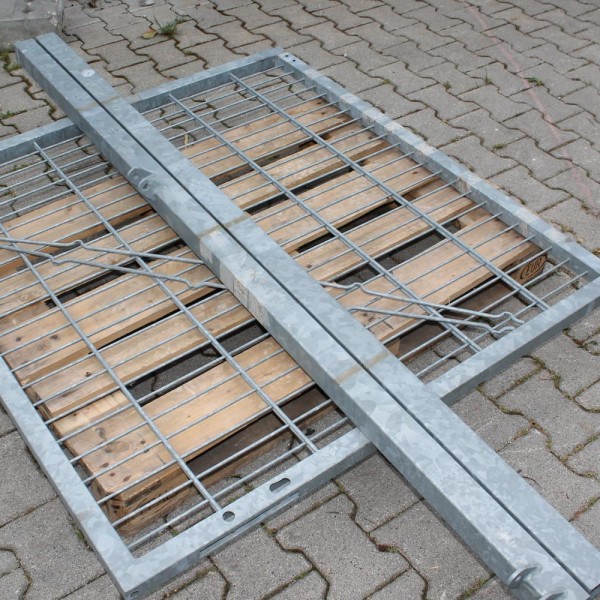 Toranlage 1250 x 1200 mm verzinkt 1-flgl MS