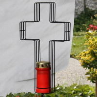 Dekoration Kreuz schwarz