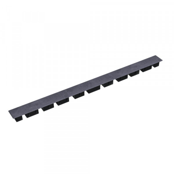 Abdeckkappe für Sichtschutz Palisade Optik Schiefer