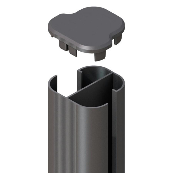 Sichtschutz Pfosten Typ Basic 900 mm anthrazit