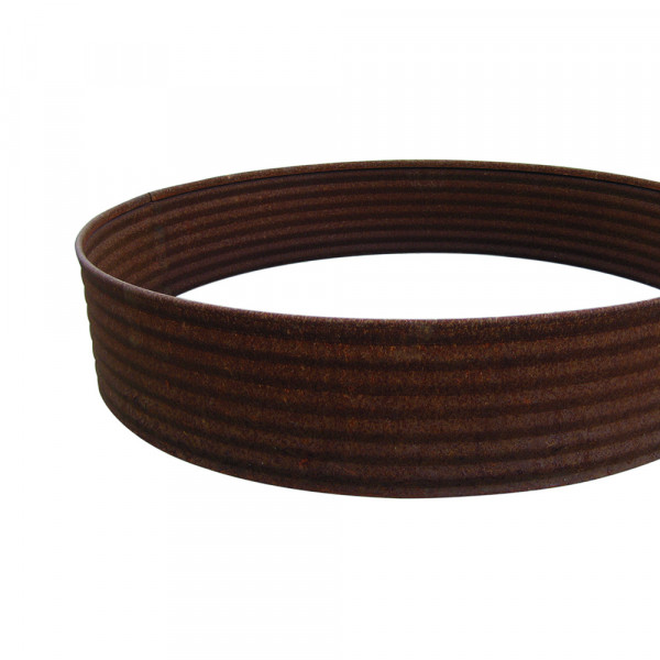 Gartenprofil 3000-CT 150 mm - Halbrundprofil Ø 0750 mm Corten-Stahl