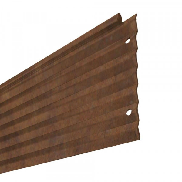 Gartenprofil 3000-CT 100 mm - 2400 mm Corten-Stahl