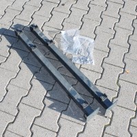 Pfosten 830 mm mit angeschweißter Bodenplatte SET