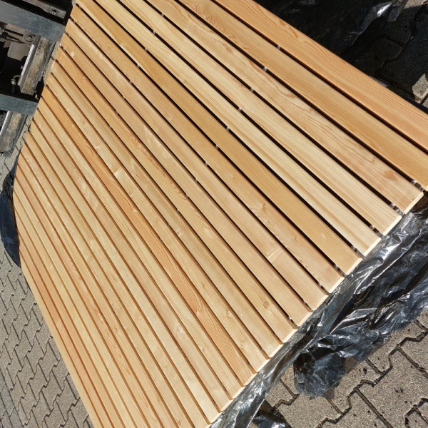 Holz Sichtschutz Lärche 1800 x 1800 mm
