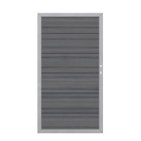 Tor WPC Platinum XL 0980 x 1800 mm 1flgl. grau DIN rechts