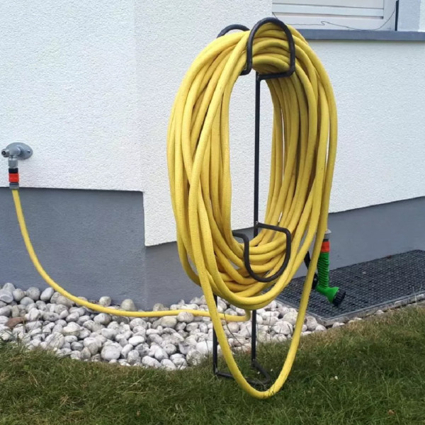 Schlauchhalter Garten Mobil blank