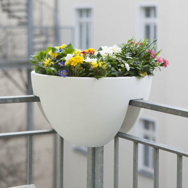 Pflanzkasten aus Kunststoff Ball rund Ø 450 mm