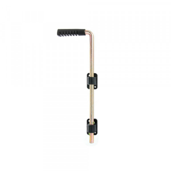 Bodenriegel 0400 mm verzinkt PVC - Anschraublaschen