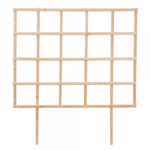 Rankgitter 80x80 cm Hochbeet Holz