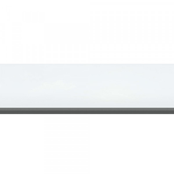Sichtschutz WPC Aluminium Dekorprofil 15 cm Glas