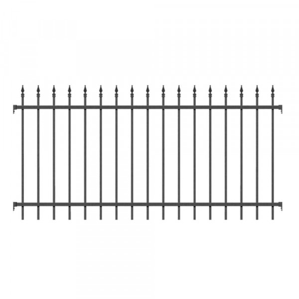 Zierzaun Metall Chaussee 100 cm anthrazit