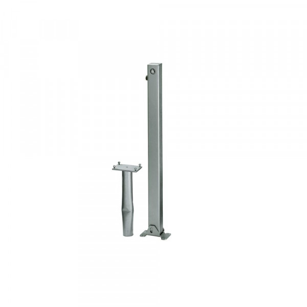 Bodenhülse Absperrpfosten Poller 70x70 mm FDK verzinkt
