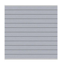 Sichtschutz WPC 178 x 183 cm grau