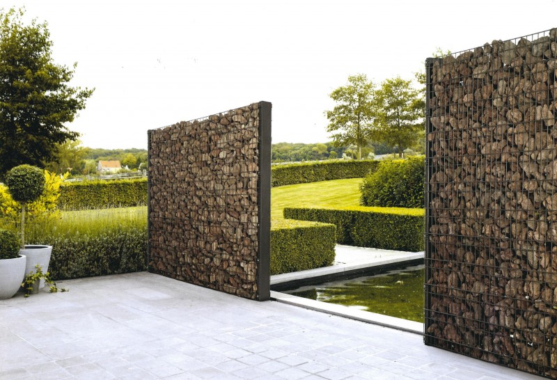 Gabionenwandsystem 120 Mm Zenturo Gabionenwandsysteme