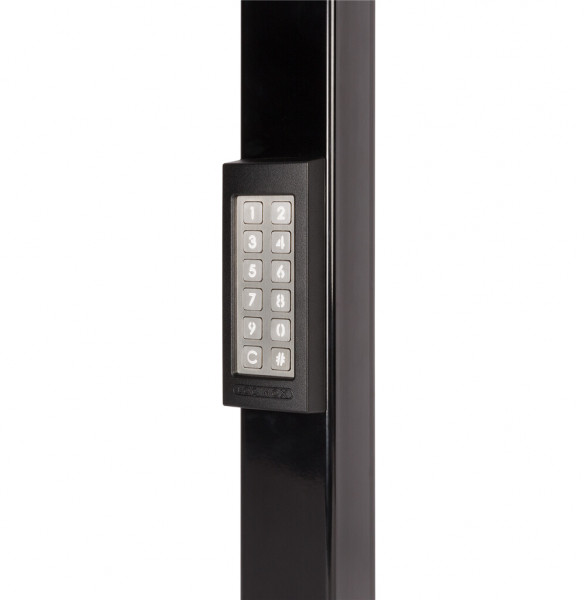 Codetaster mit 2 integr. Relais SLIMSTONE silber