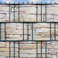 Sichtschutzstreifen Druck Sandstein Tessin (3er-Pack)