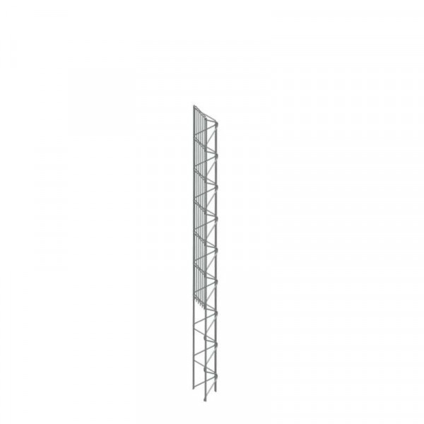 Wandsäule 160 mm für Steinzaun 1,2 Meter verzinkt