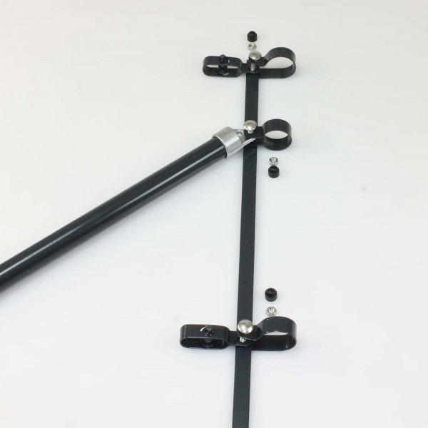 Zaunanschluß 1250 mm für Pfosten Ø 60mm, Strebe Ø 34mm